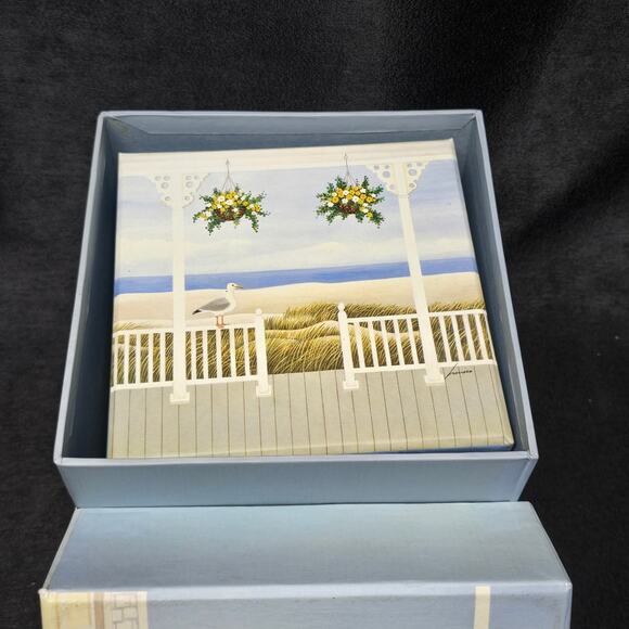 Bobs Endless Summer Beach Home Nesting Boxes Blue 5 Total - Picture 11 of 14